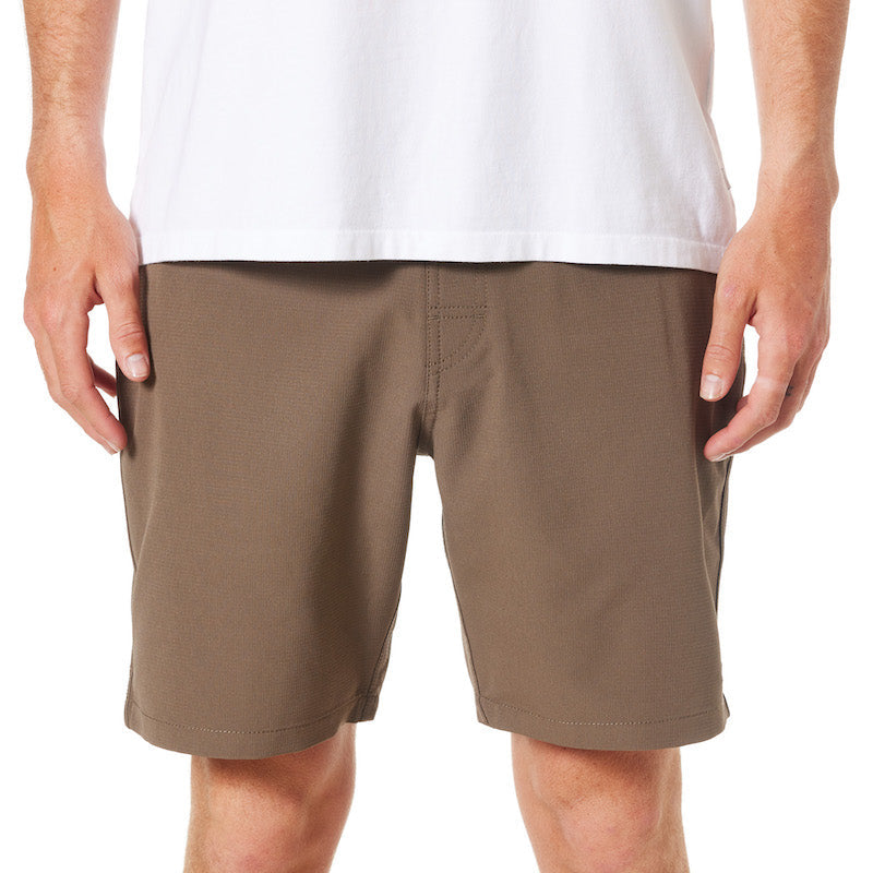 short katin wanderer hybrid beige homme vue face taille boutonnee