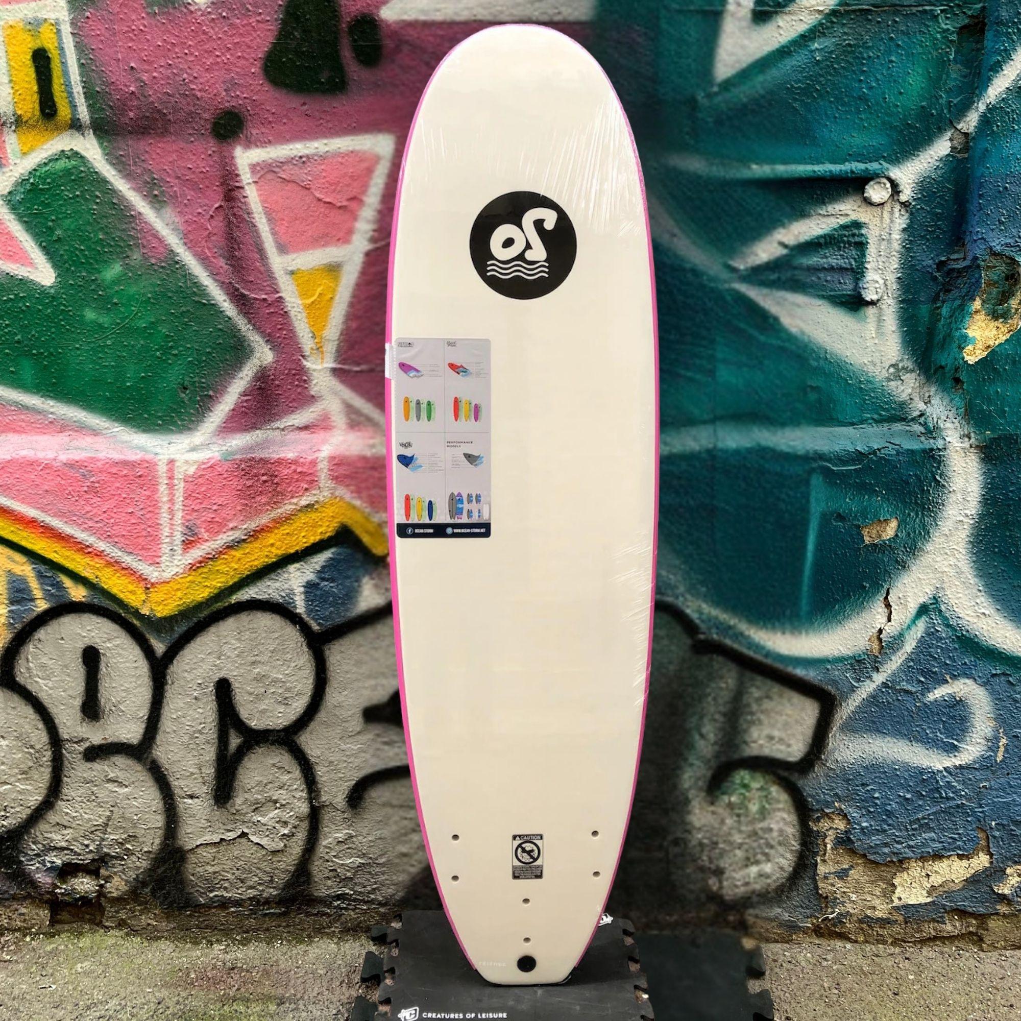 planche surf mousse ocean storm big boy 7 softboard stable debutant