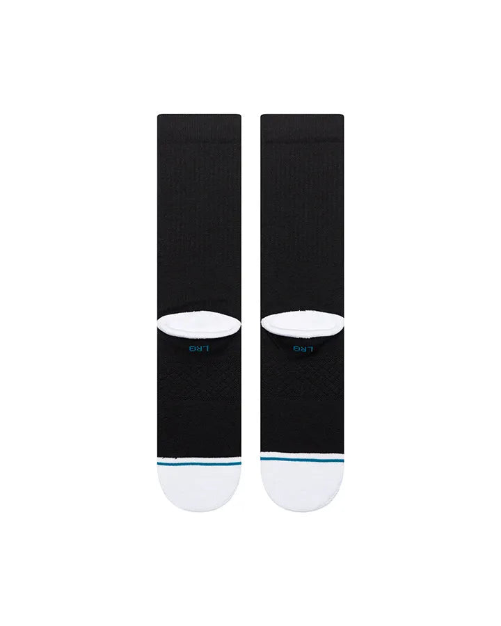 STANCE CHAUSSETTES LUCAS CREW black vue de dos amorti moyen