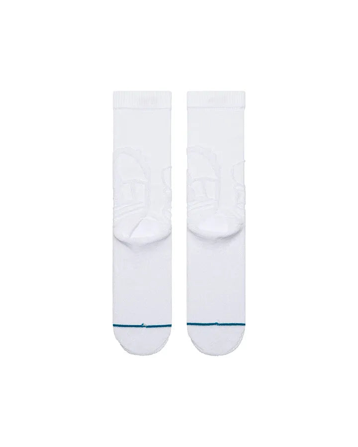 STANCE CHAUSSETTES REVERSE TROOPER CREW white vue de dos amorti moyen