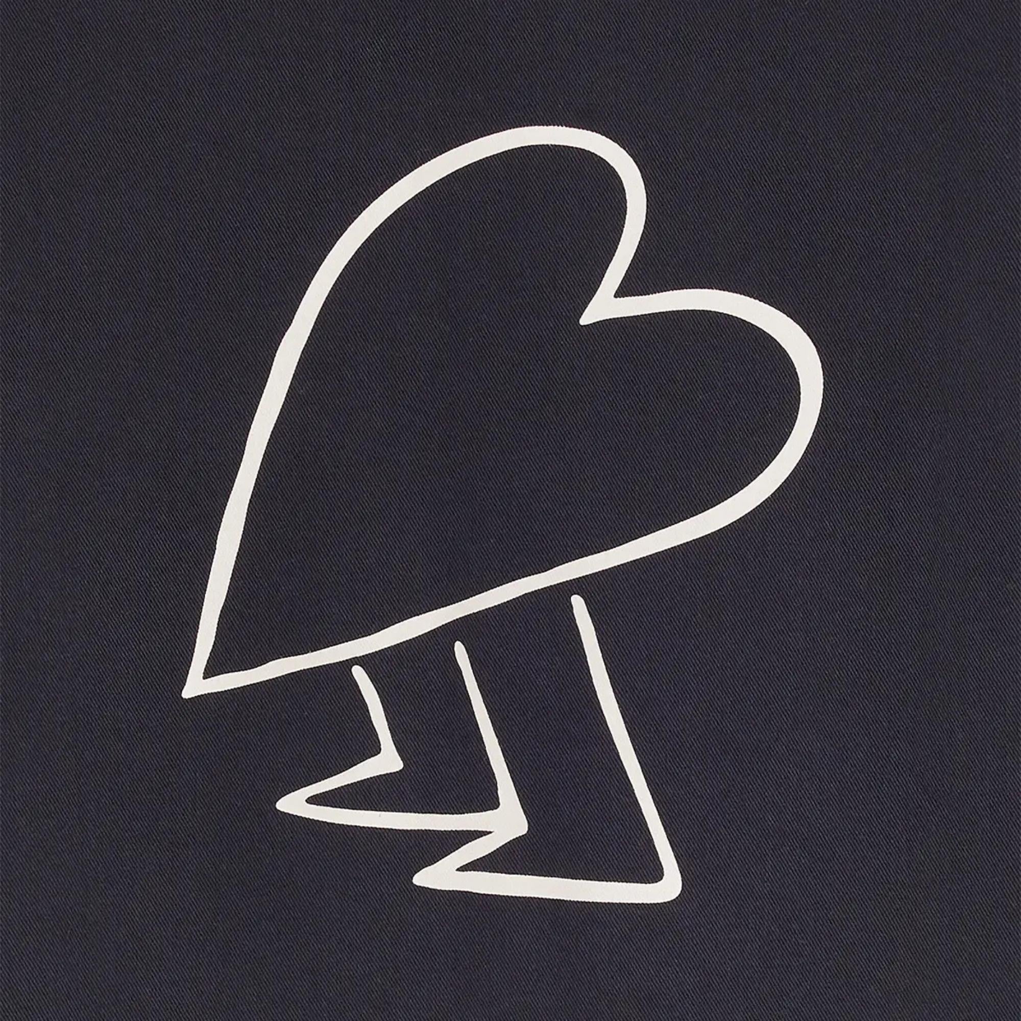 zoom logo coeur avec pieds artiste Max Blackmore