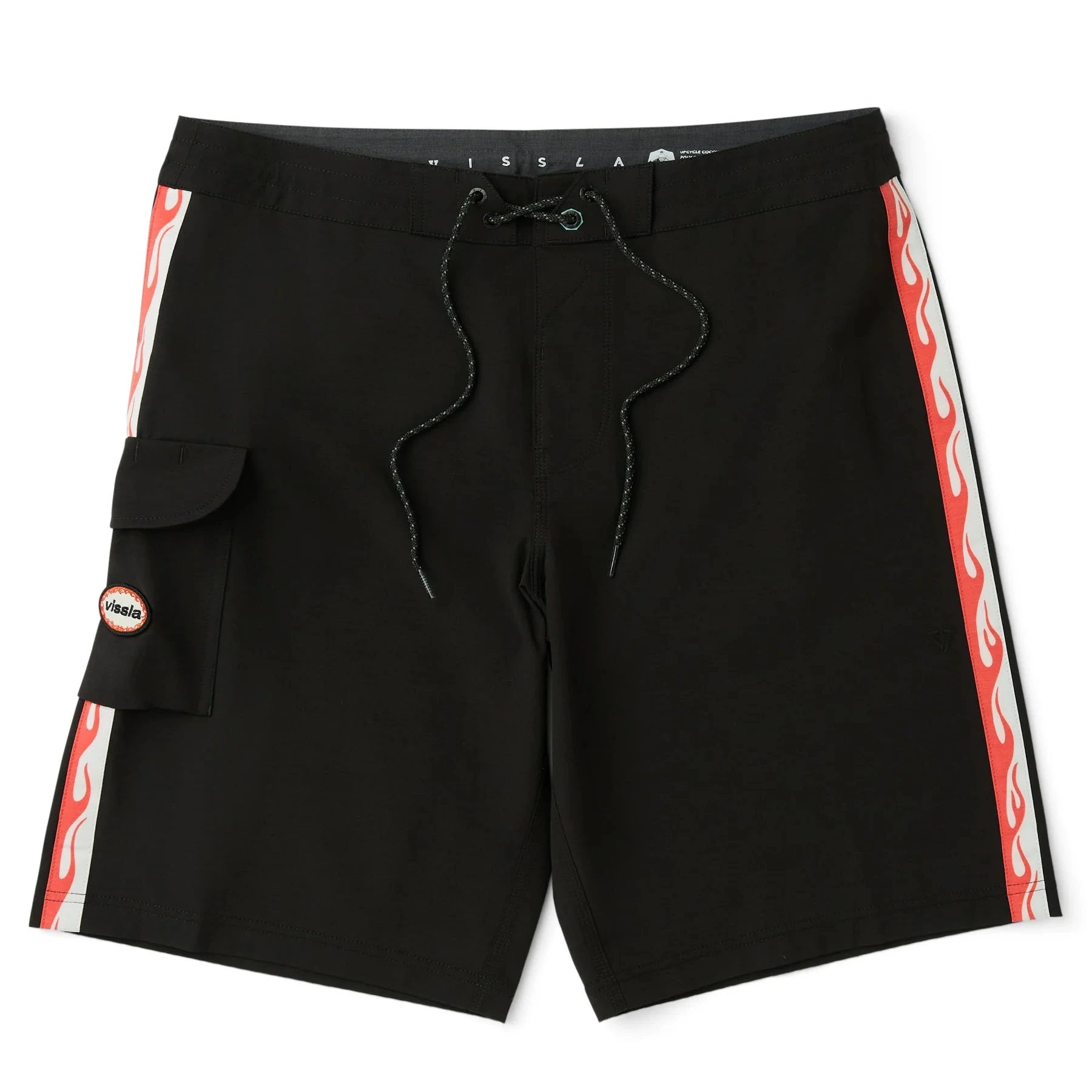 maillot de bain vissla long noir poche cargo