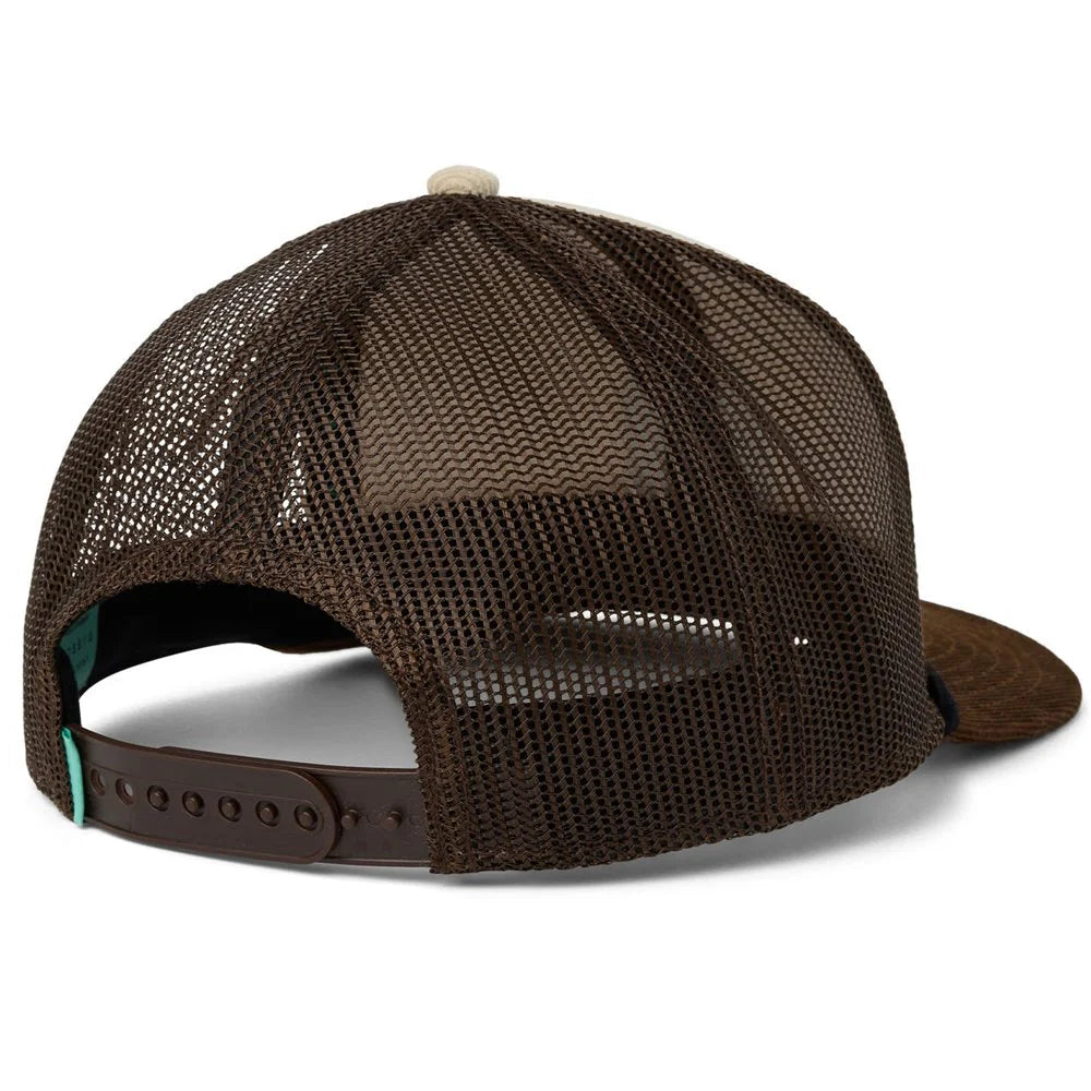 casquette Vissla West Winds arrière mesh recyclé avec fermeture snapback réglable vue dos