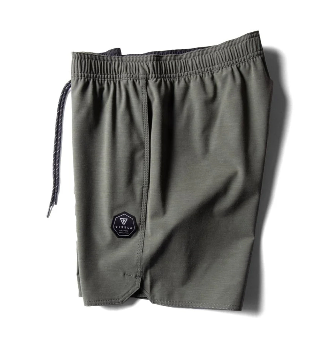 short surf longueur 16 pouces detail coutures et taille elastique