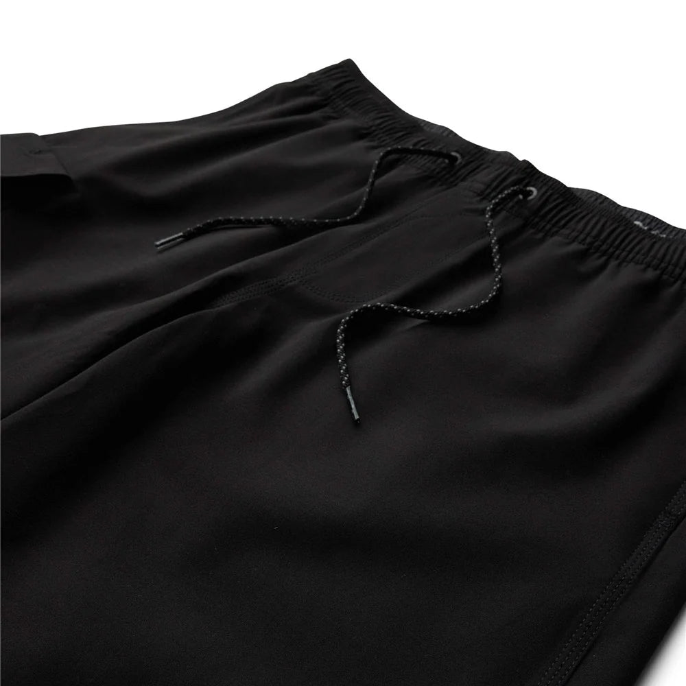 maillot homme longueur sous le genou noir taille élastique et cordon de serrage