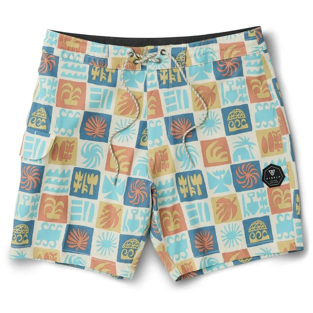 VISSLA MAILLOT DE SURF ECOLOGY CENTER 17,5“ Multi