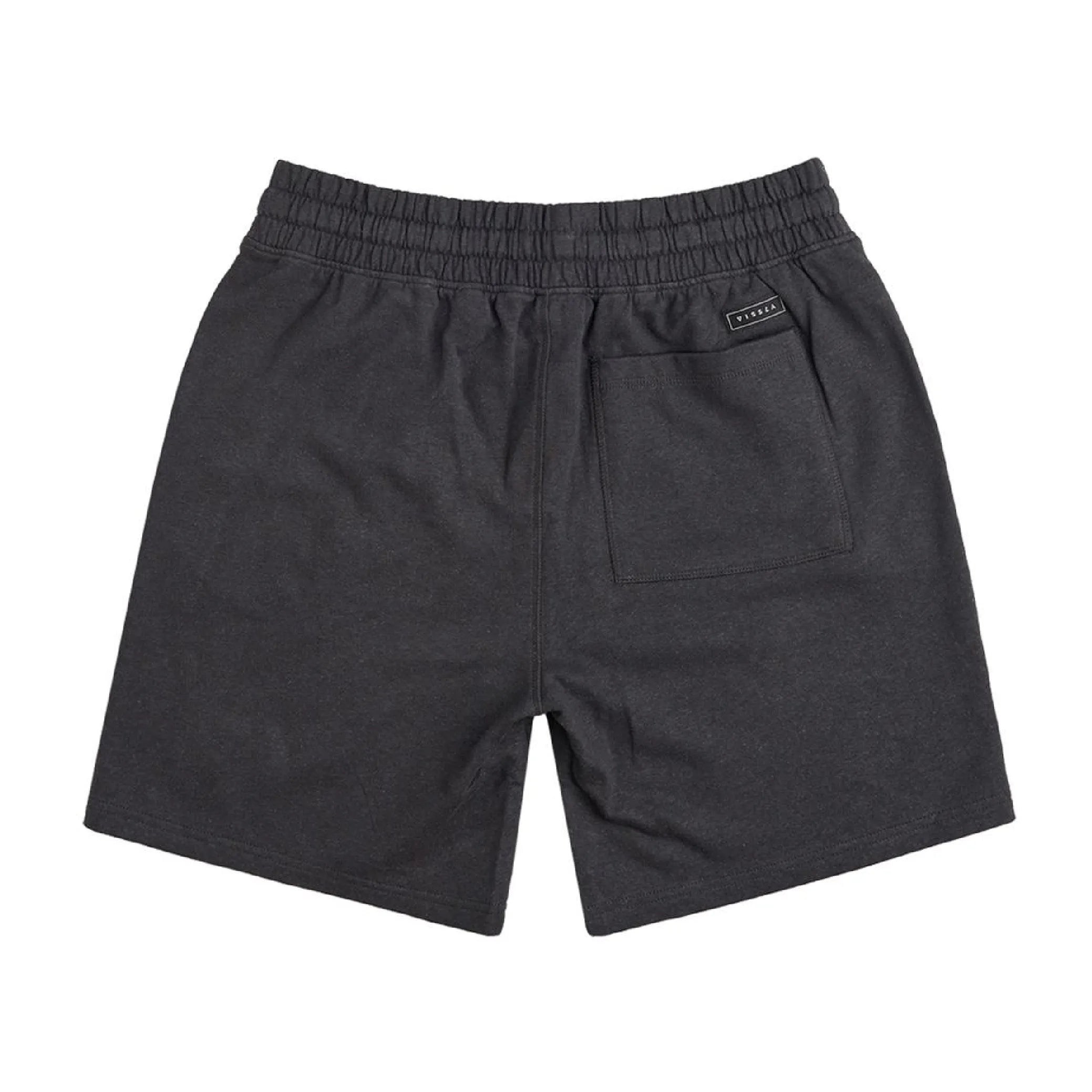 short molleton d'été pour homme gris avec poche arriere