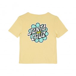 SANTA CRUZ TEE SHIRT WILDFLOWER yellow