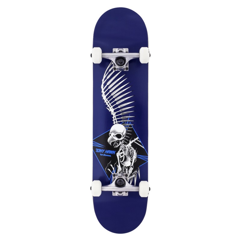 BIRDHOUSE SKATE COMPLET FULL SKULL 2 blue