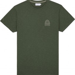 BASK IN THE SUN TEE SHIRT MINI TO THE SEA forest