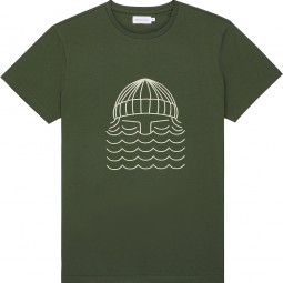 BASK IN THE SUN TEE SHIRT TO THE SEE forest