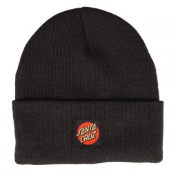 SANTA CRUZ BONNET CLASSIC DOT BEANIE Black