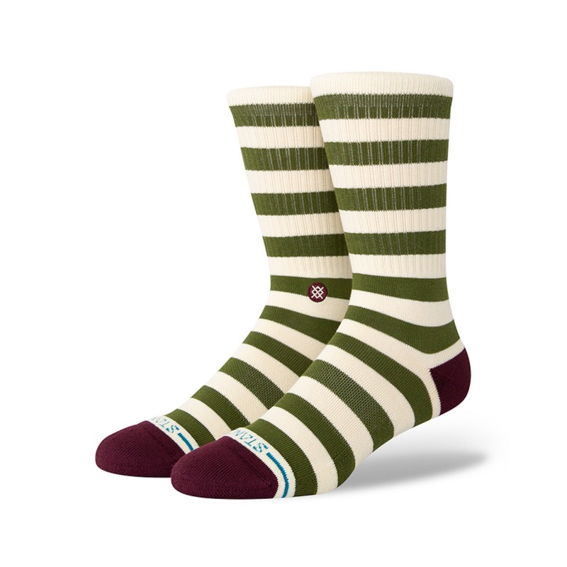 STANCE CHAUSSETTES BRETON CREW green