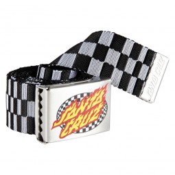 SANTA CRUZ CEINTURE OVAL CHECK FLAME Beat Check