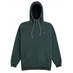 VISSLA SWEAT ECO ZY POLAR ZIP HOODIE evergreen