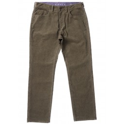 VISSLA PANTALON BORDER C CORD 5 PKT dark olive