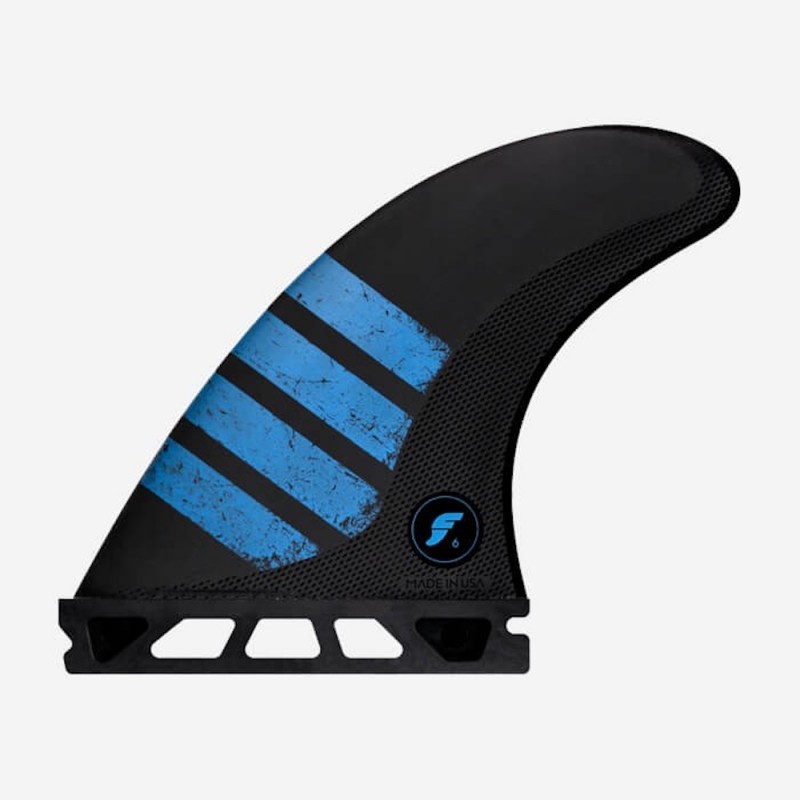 FUTURES FINS ALPHA TRI FIN M Carbon blue