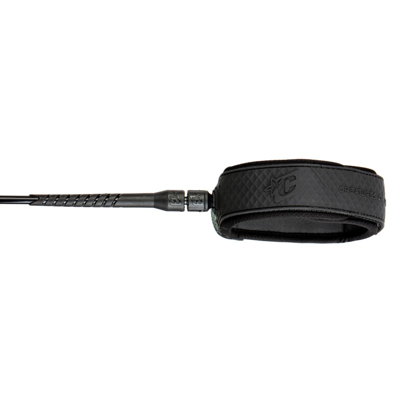 CREATURES LEASH SURF PRO 6' Black