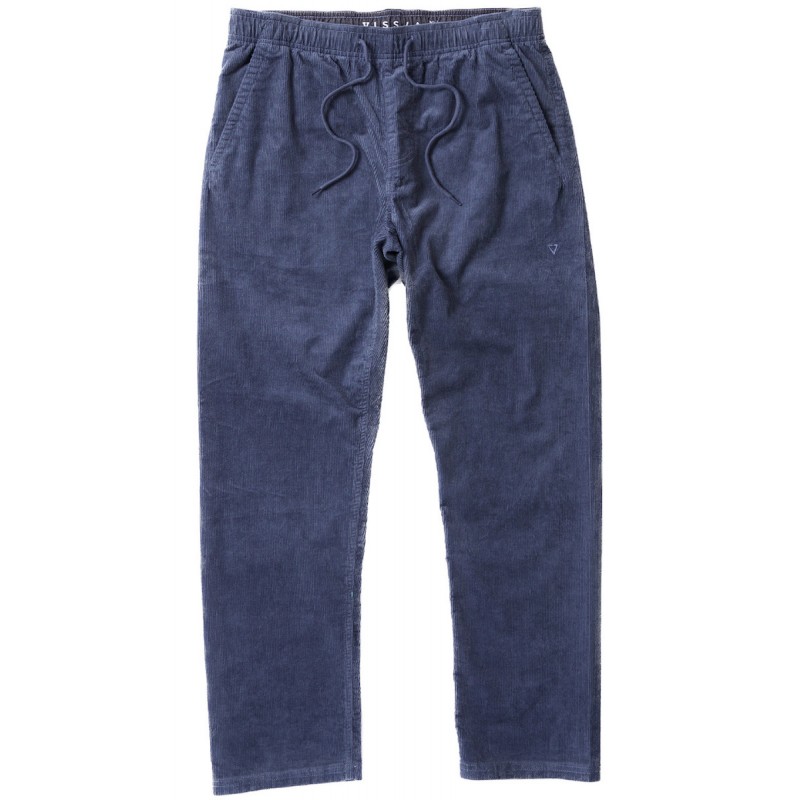 VISSLA PANTALON JUNIOR NO SEE UMS CORD ECO ELASTIC midnight