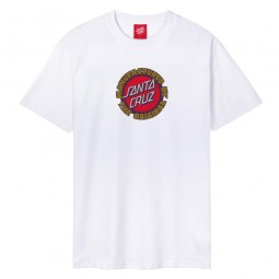 SANTA CRUZ TEE SHIRT SPEED MFG DOT White