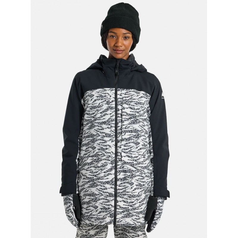 BURTON FEMME VESTE DE NEIGE PROWESS JACKET 2.0 True Black/Zebra Camo