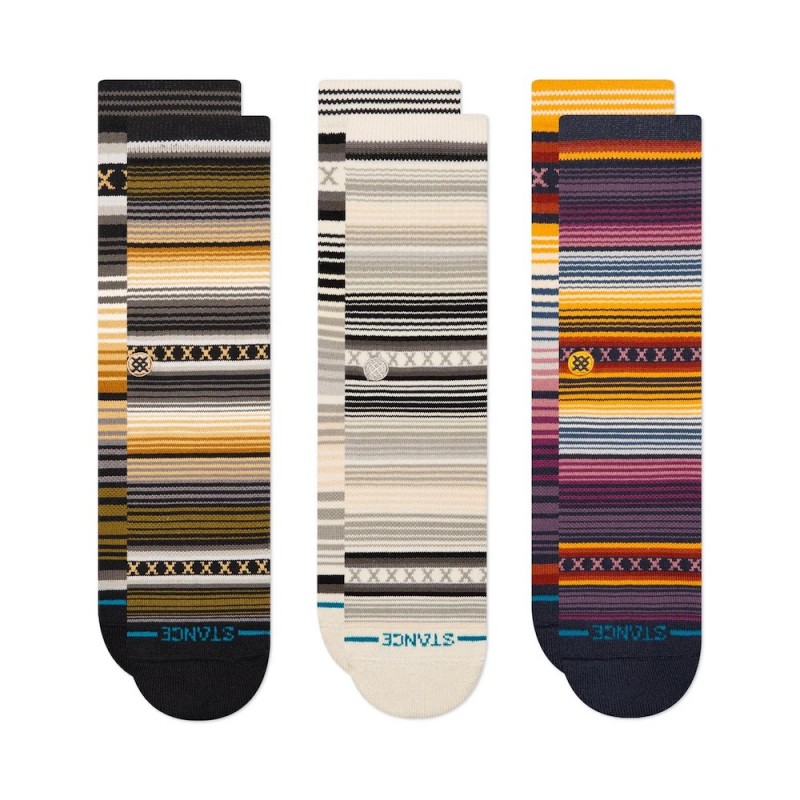 STANCE CHAUSSETTES CURREN 3 PACK forest