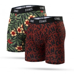 STANCE CALECONS BRAND LOVE BOXER BRIEF 2 PACK multi