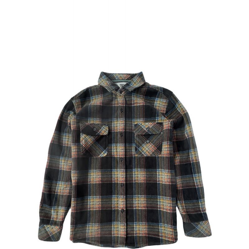 VISSLA CHEMISE  JUNIOR ECO-ZY BOYS POLAR FLANNEL black