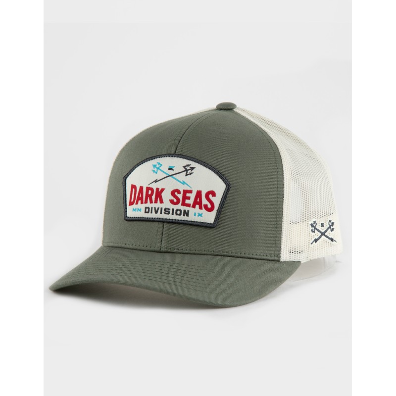 DARK SEAS CASQUETTE PROSPECT TRUCKER olive white