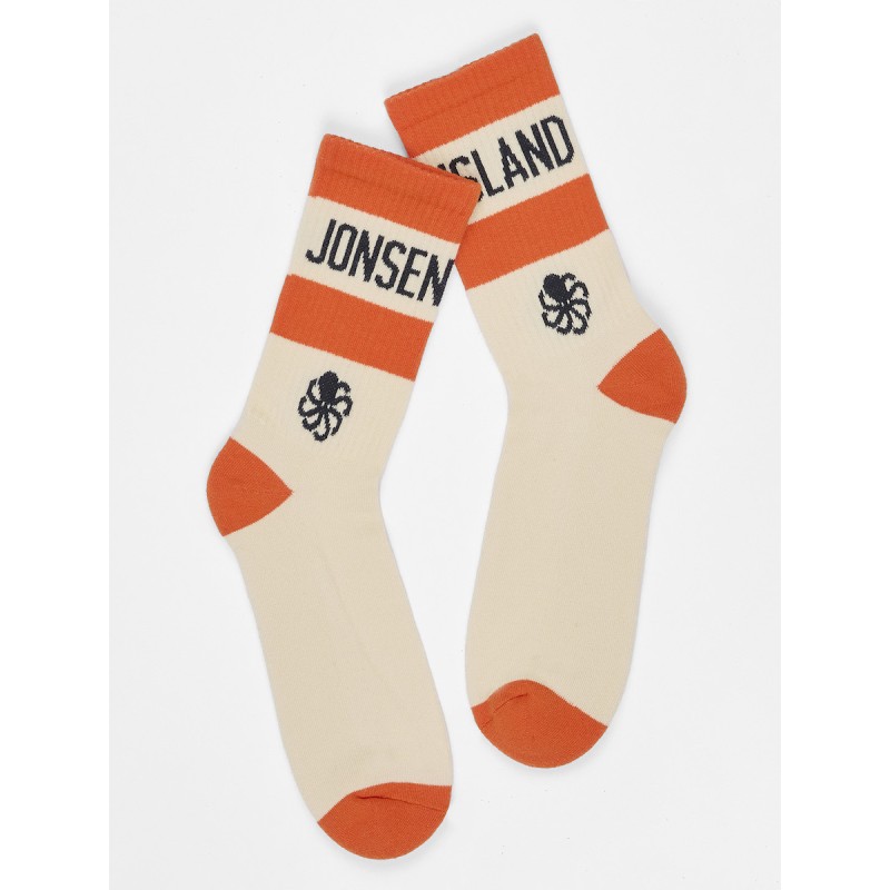 JONSEN ISLAND CHAUSSETTES SOCK PRO RUNNER Orange marseille logo poulpe jonsen island surfwear massilia surf shop orange jonsen marseille chaussettes de skate jonsen island femme chaussettes skate chaussettes surf jonsen island enfant chaussettes sport running trail chaussettes techniques