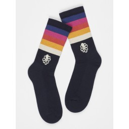 JONSEN ISLAND CHAUSSETTES SOCK NIGHT SUNRISE Black