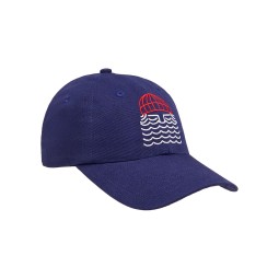 BASK IN THE SUN CASQUETTE MINI TO THE SEA indigo