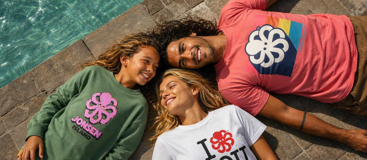 t-shirt jonsen island homme femme et enfant hiver 2026 2027