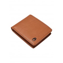 NIXON PORTE-FEUILLE CUIR PASS COIN Saddle