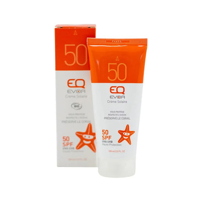 Eq Tube Creme Solaire Bio Water Resistant 100ml 50 Spf