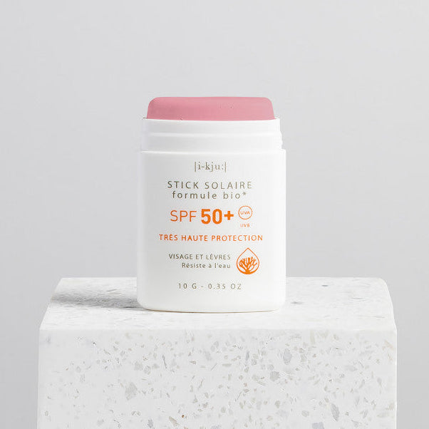 EQ SUN STICK PROTECTION SOLAIRE 50 SPF Framboise