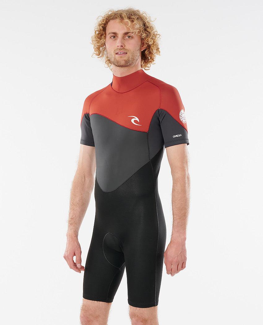 RIP CURL COMBINAISON OMEGA SHORTY 1,5mm Burgundy