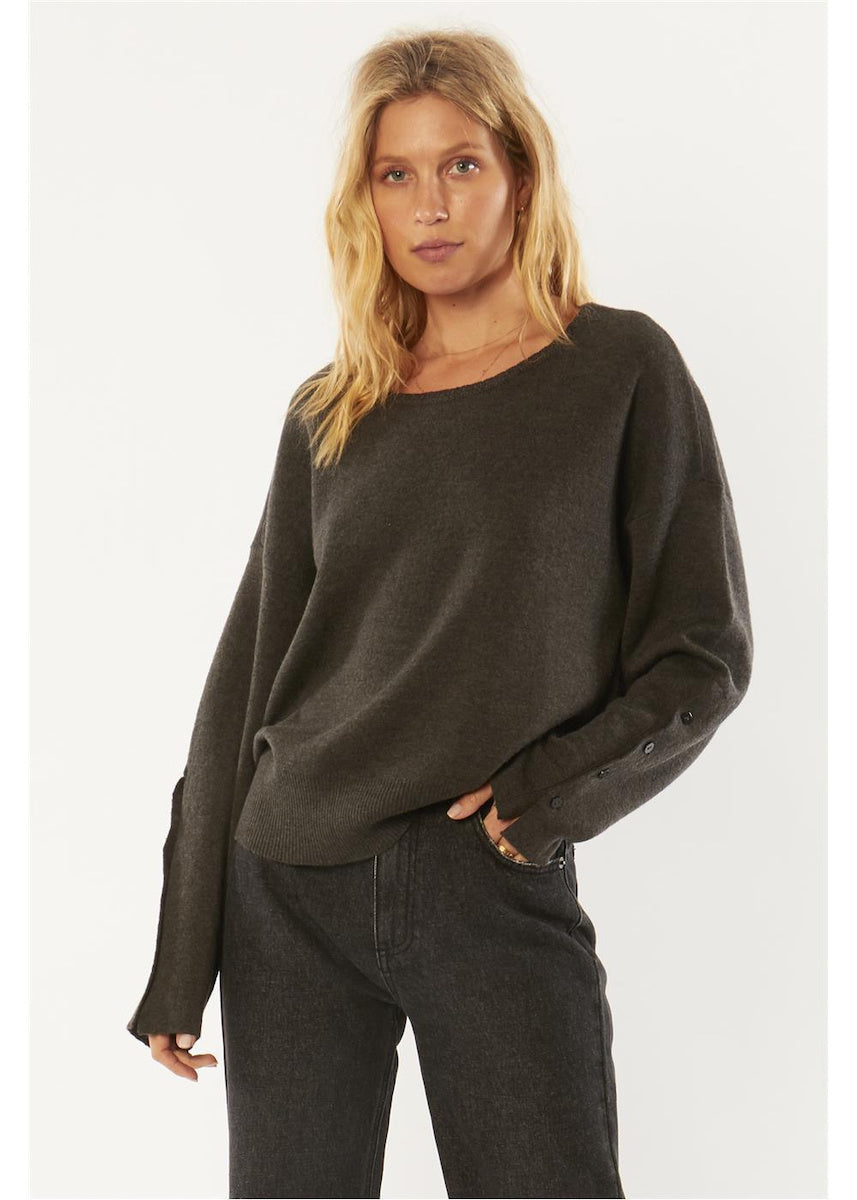 AMUSE SWEAT MAILLE STARSHINE Anthracite