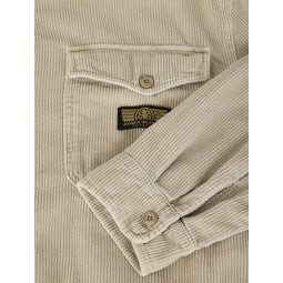 JONSEN CHEMISE VELOURS JIM Pelican