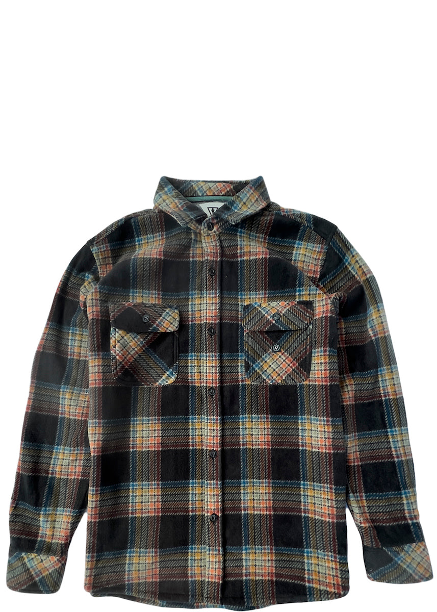 VISSLA CHEMISE  JUNIOR ECO-ZY BOYS POLAR FLANNEL black