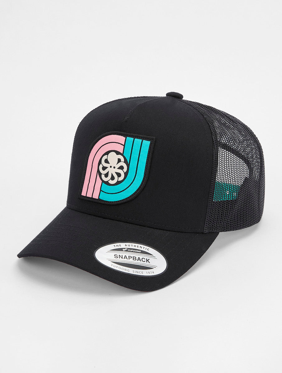 JONSEN ISLAND CASQUETTE TRUCKER DOUBLE J Black