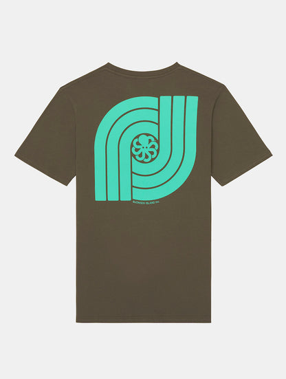JONSEN ISLAND TEE SHIRT CLASSIC DOUBLE J Chocolate