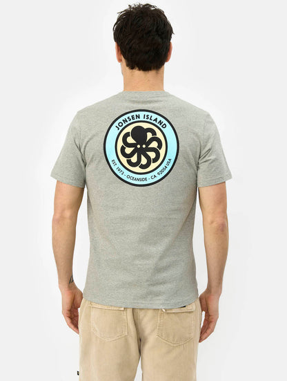 JONSEN ISLAND TEE SHIRT CLASSIC AUTHENTIC Heather grey