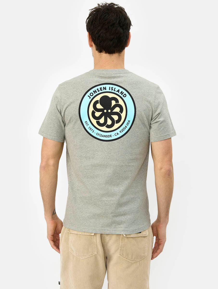 JONSEN ISLAND TEE SHIRT CLASSIC AUTHENTIC Heather grey