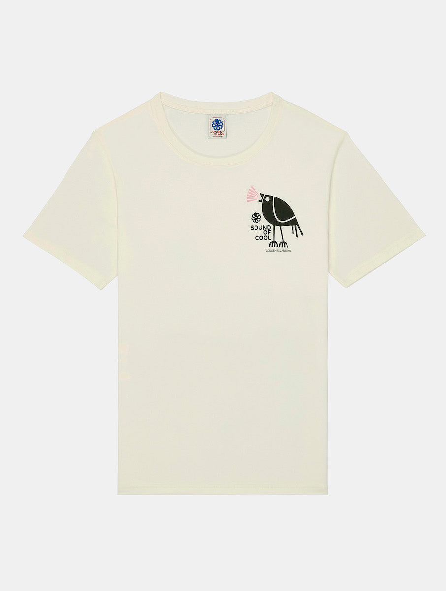 JONSEN ISLAND TEE SHIRT CLASSIC SOUND OF COOL Coconut
