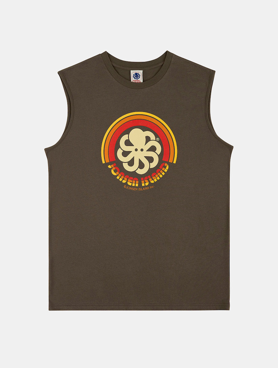 JONSEN ISLAND DEBARDEUR CONFORT RAINBOW Chocolate