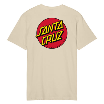 SANTA CRUZ TEE SHIRT CLASSIC DOT CHEST Blond Wood