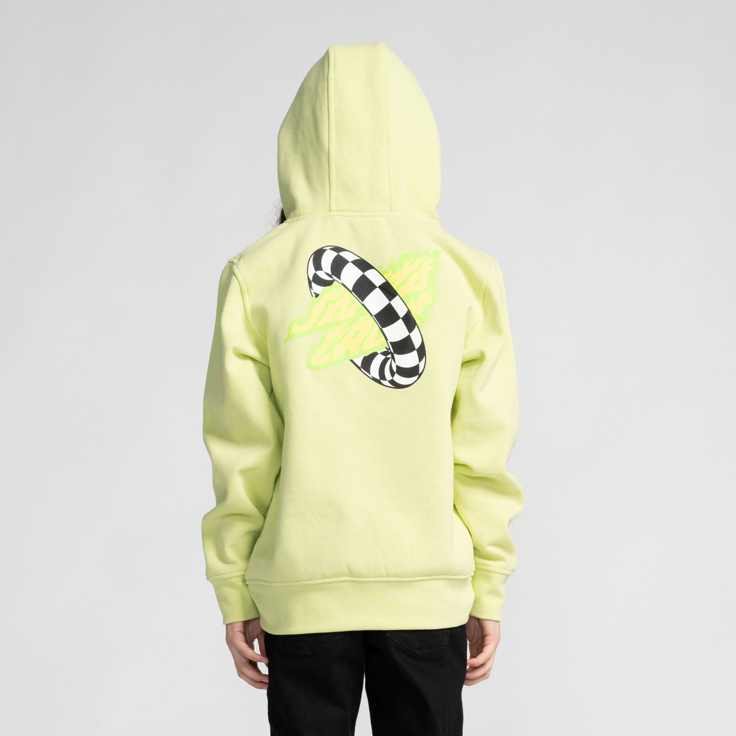 SANTA CRUZ SWEAT HODDIE JUNIOR GOAL FLAME Matcha
