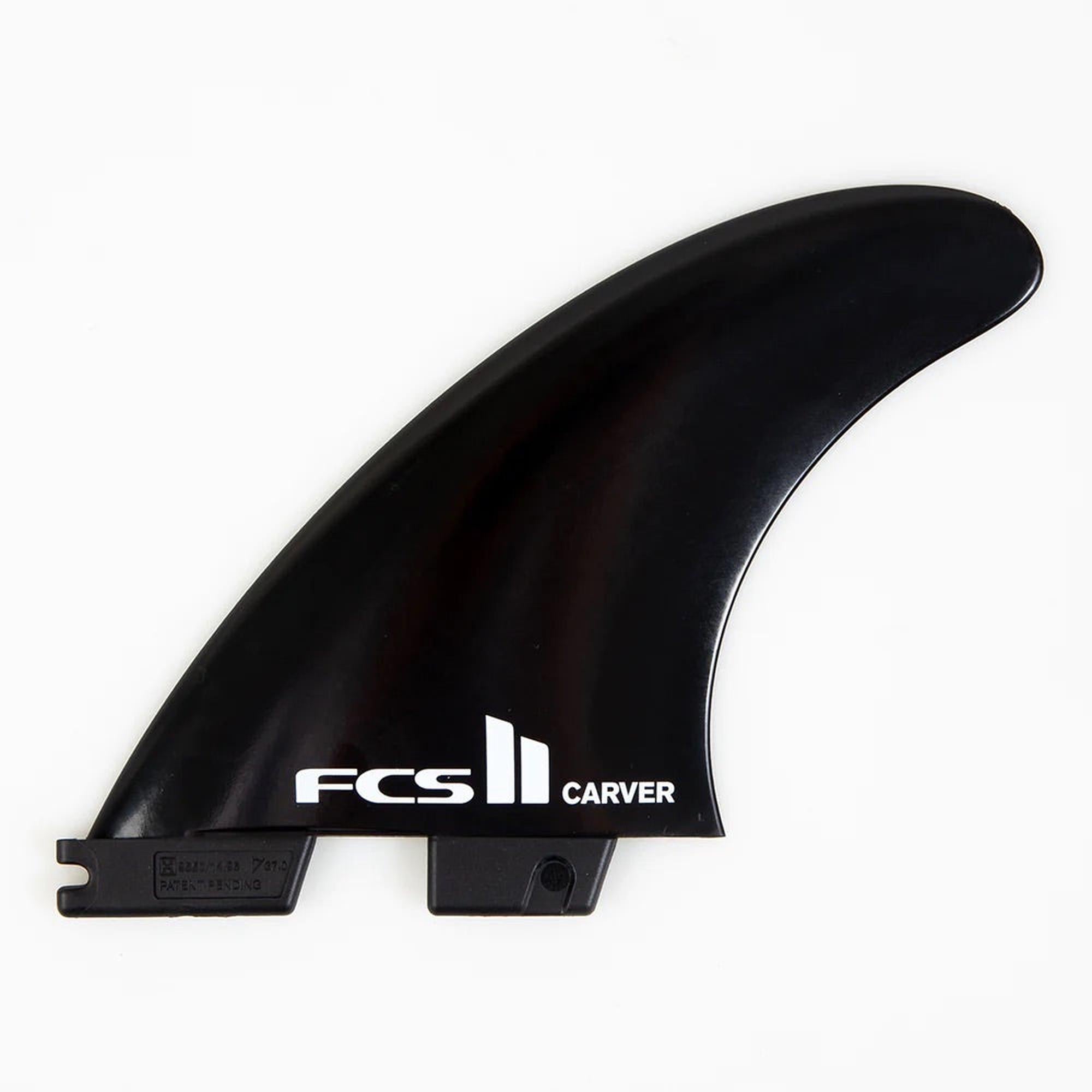 FCS2 DERIVES TRI FIN CARVER GLASS FLEX Black