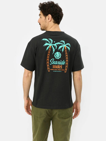 JONSEN ISLAND TEE SHIRT CONFORT SEASIDE Black